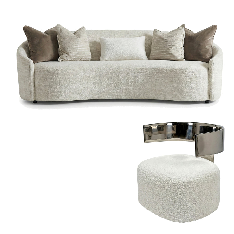 LUMEN LIVING SET - TWO SOFAS & TWO CHAIRS