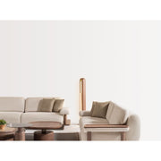 MOCHA THREE SEATER SOFA