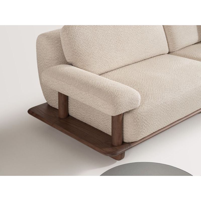 MOCHA THREE SEATER SOFA