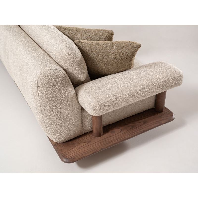 MOCHA THREE SEATER SOFA