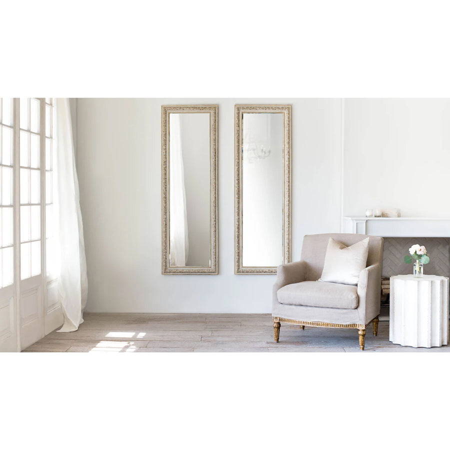 VENETIA MIRROR IN HAND PAINTED FLORA FINISH