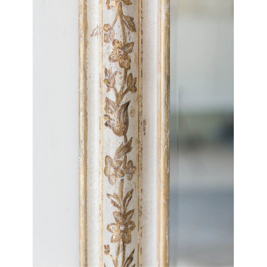 VENETIA MIRROR IN HAND PAINTED FLORA FINISH