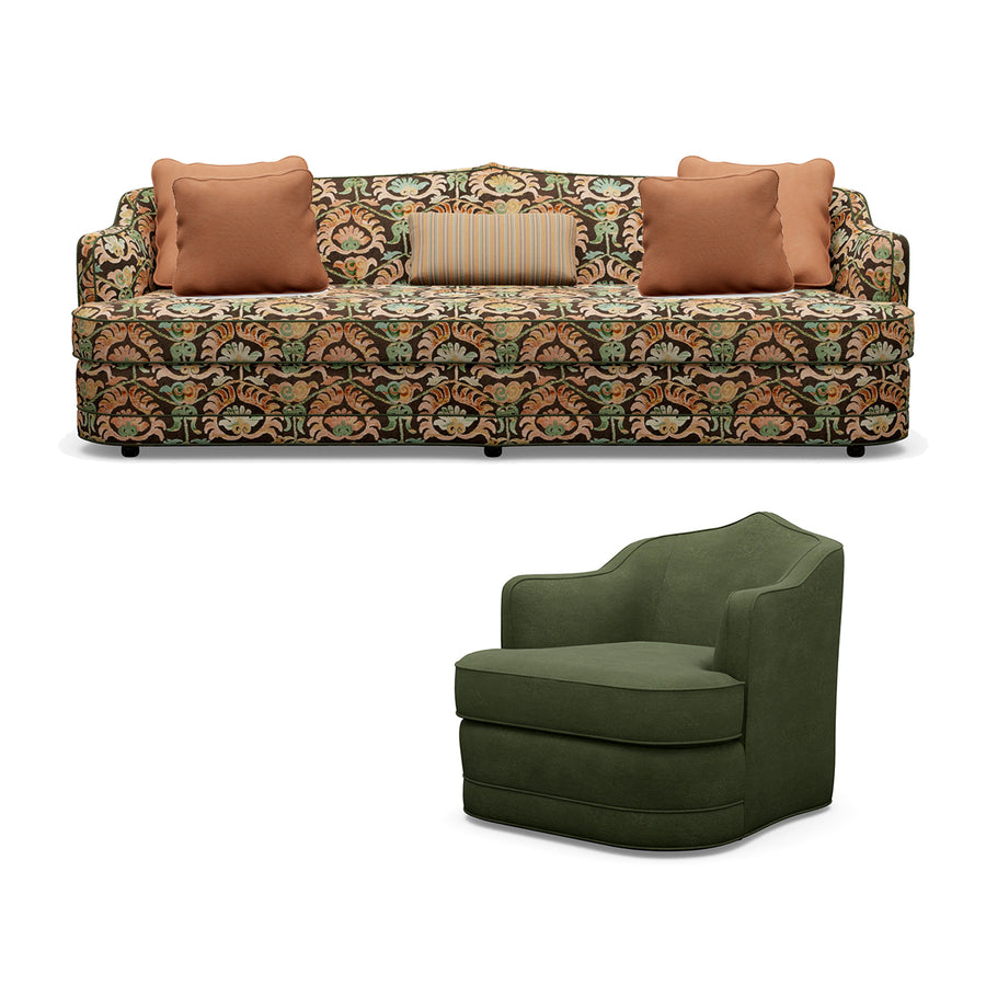 VENEZIA LIVING SET - TWO SOFAS & TWO CHAIRS