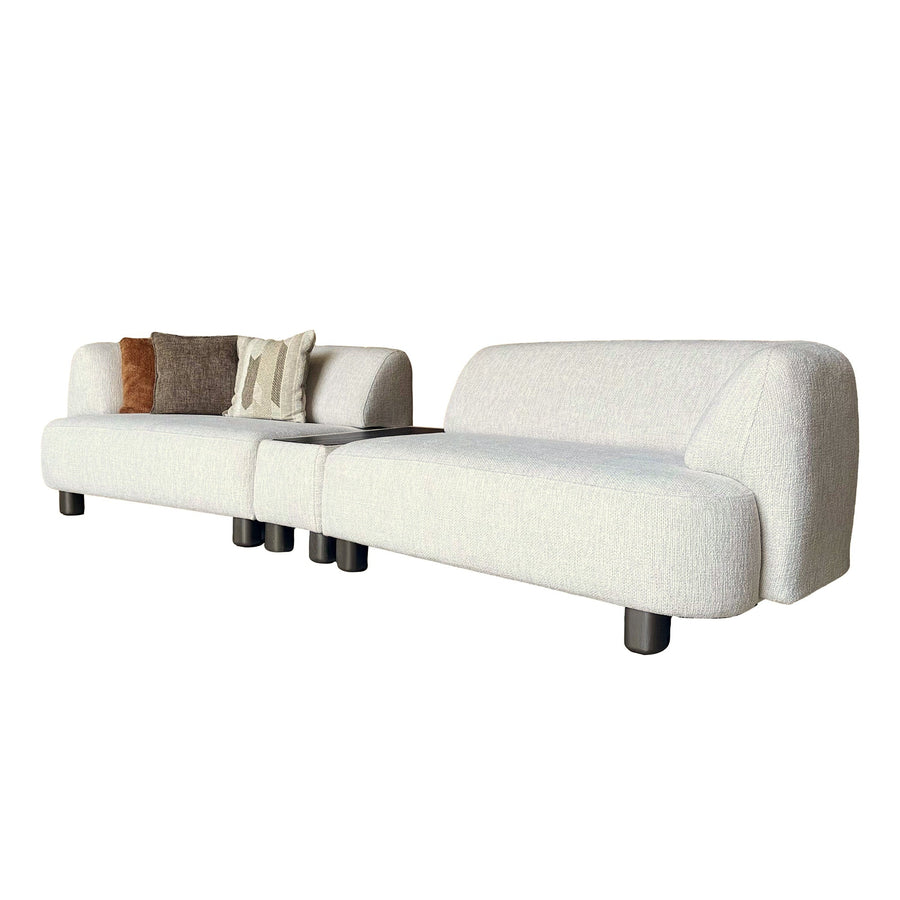 CROWN FOUR SEATER SOFA WITH WOODEN TRAY