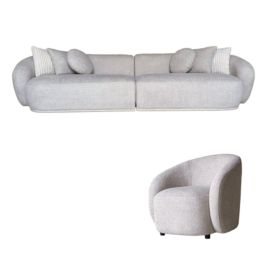 OSLO LIVING SET - ONE SOFA & TWO CHAIRS