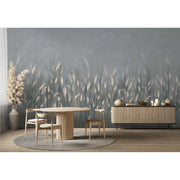 SWAYING WHEAT FIELD WALL MURAL - BLUE