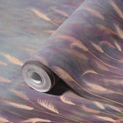 SWAYING WHEAT FIELD WALL MURAL - PURPLE