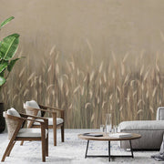 SWAYING WHEAT FIELD WALL MURAL - BEIGE