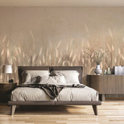 SWAYING WHEAT FIELD WALL MURAL - BEIGE