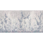 TREE WALL MURAL, BLUE FLOWERS BLOSSOM WALLPAPER