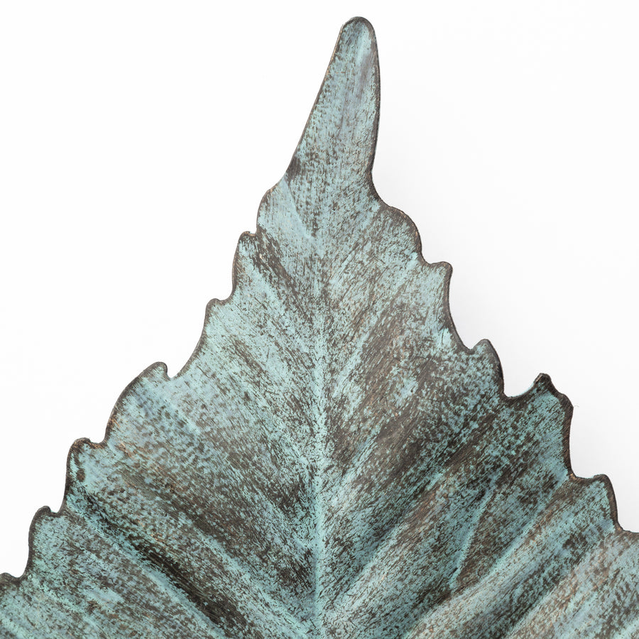 Brattea Small Metal Leaf Wall Art