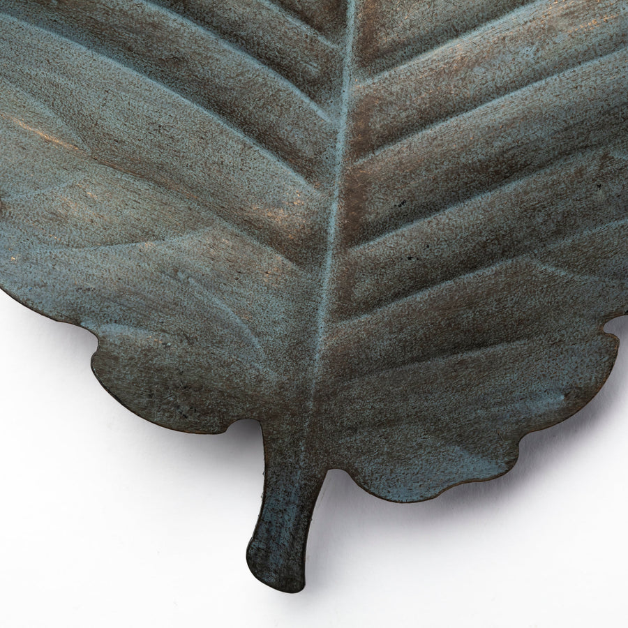 Brattea Large Metal Leaf Wall Art