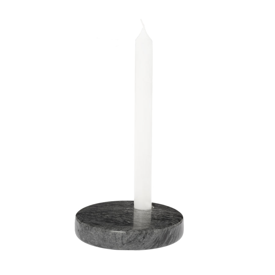 CANDLESTICK MARBLE - DARK GREY