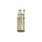 VASE DECO 39X3X39 CM TUBE ANTIQUE BRONZE