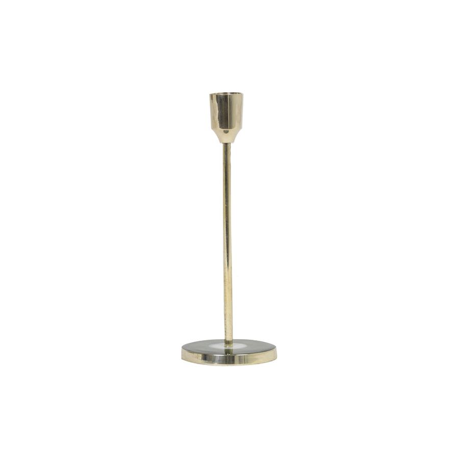 CANDLE HOLDER Ø7,5X20,5 CM SERLA GREEN-GOLD