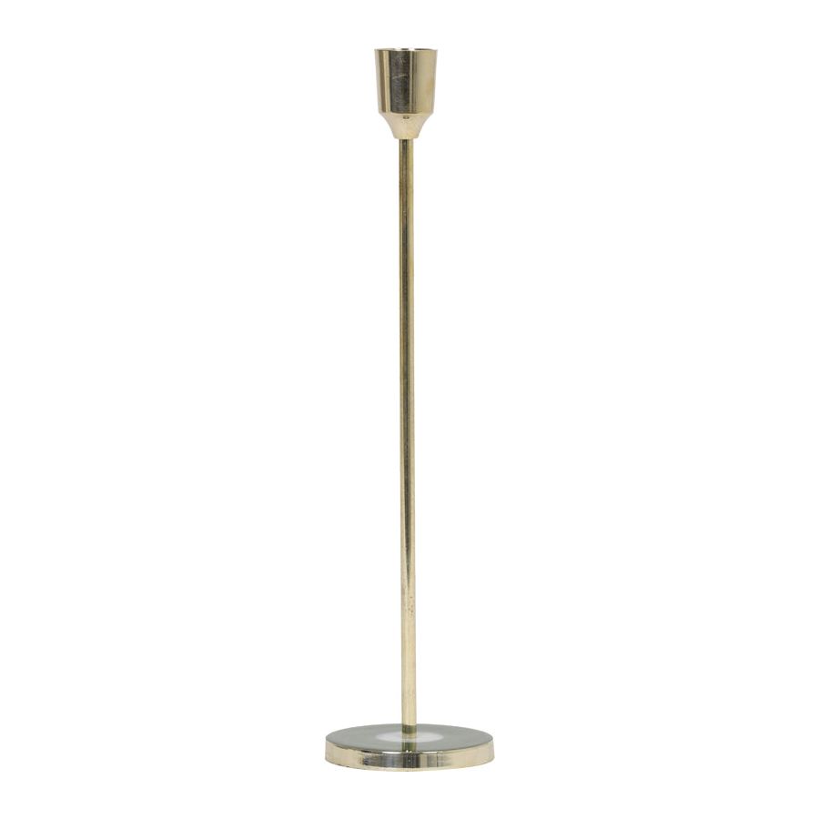 CANDLE HOLDER Ø7,5X30,5 CM SERLA GREEN-GOLD