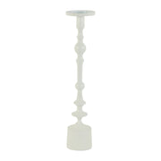 CANDLE HOLDER Ø11X54 CM SHEVA SHINY WHITE