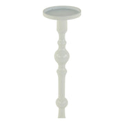 CANDLE HOLDER Ø11X54 CM SHEVA SHINY WHITE