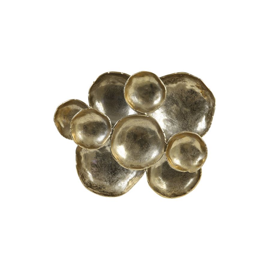 WALL ORNAMENT 53X43X10 CM LAMABO RAW GOLD