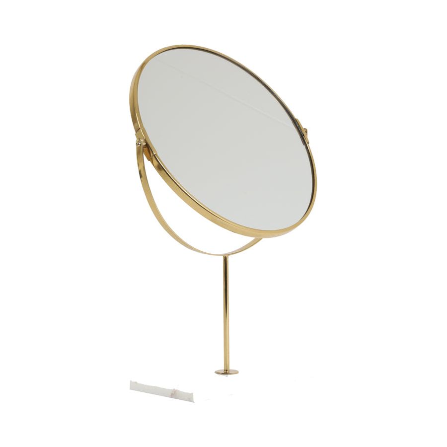 MIRROR ON BASE 33X12,5X48 CM RIESCO MARBLE WHITE-GOLD