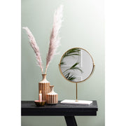 MIRROR ON BASE 33X12,5X48 CM RIESCO MARBLE WHITE-GOLD