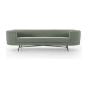 CARMELA SOFA IN GREEN VELVET