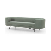 CARMELA SOFA IN GREEN VELVET