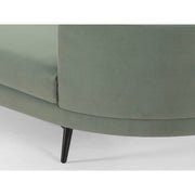 CARMELA SOFA IN GREEN VELVET