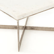 LENNIE BUNCHING TABLE-BRUSHED NICKEL