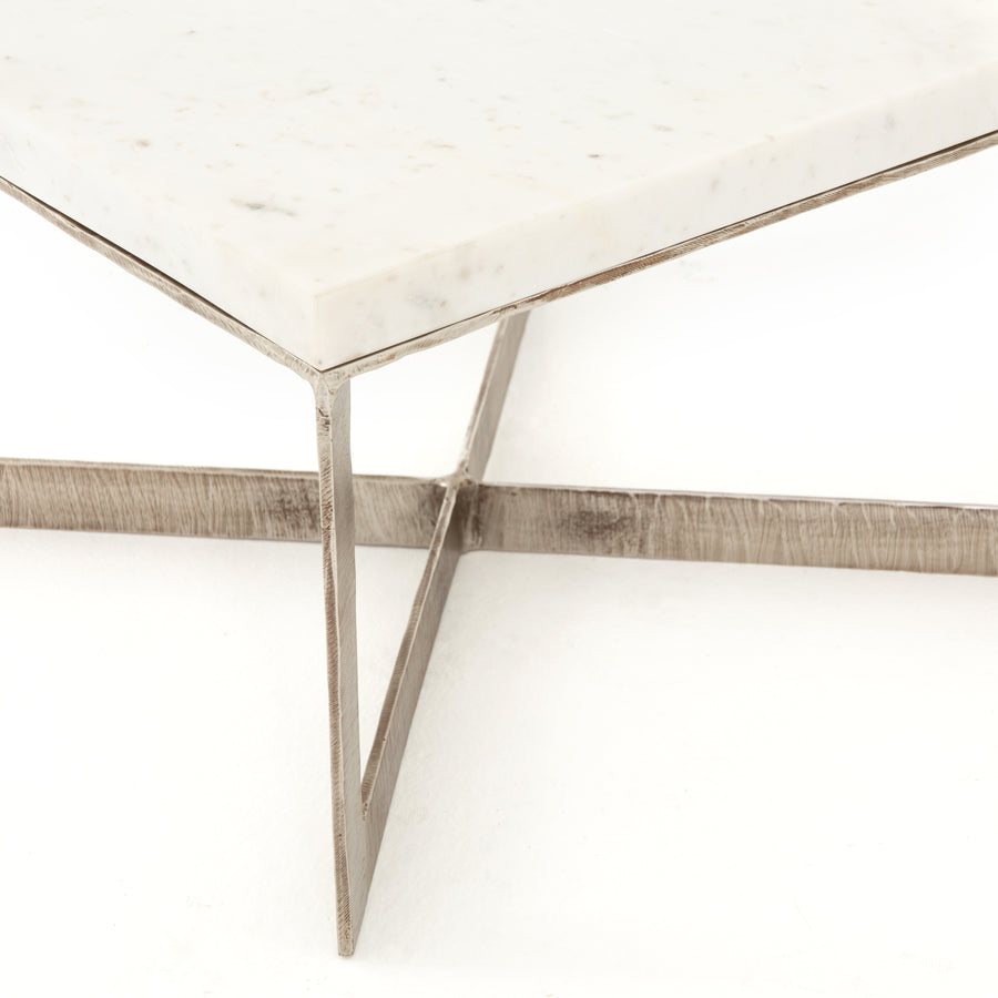 LENNIE BUNCHING TABLE-BRUSHED NICKEL