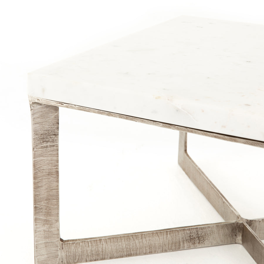 LENNIE BUNCHING TABLE-BRUSHED NICKEL