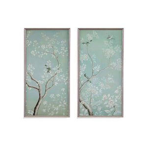 BIRDS & FLOWERS - SET OF TWO