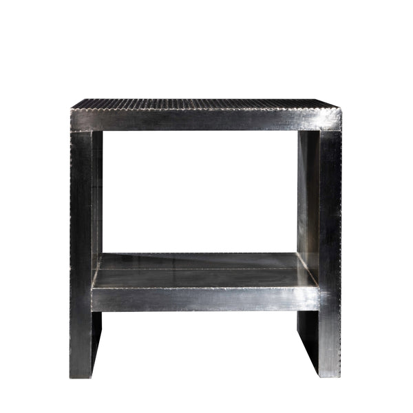BAXTER ACCENT TABLE - SILVER