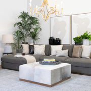 FELIX LEATHER OTTOMAN